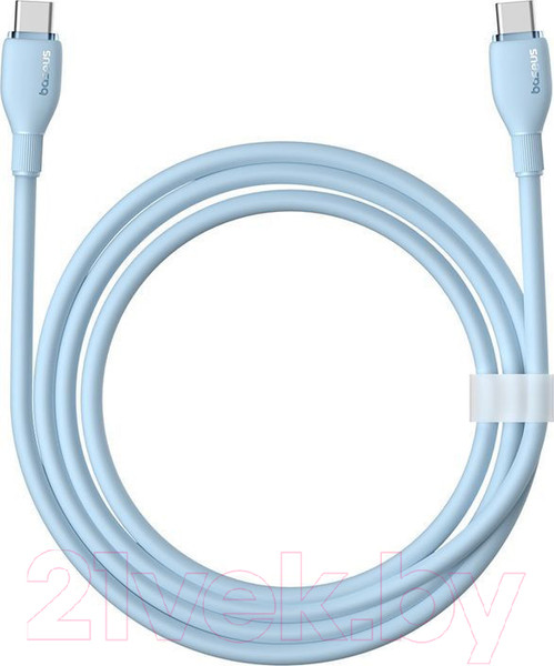 Изображение товара Кабель Baseus Pudding Type-C to Type-C 100W / P10355702311-00 (1.2м, голубой)