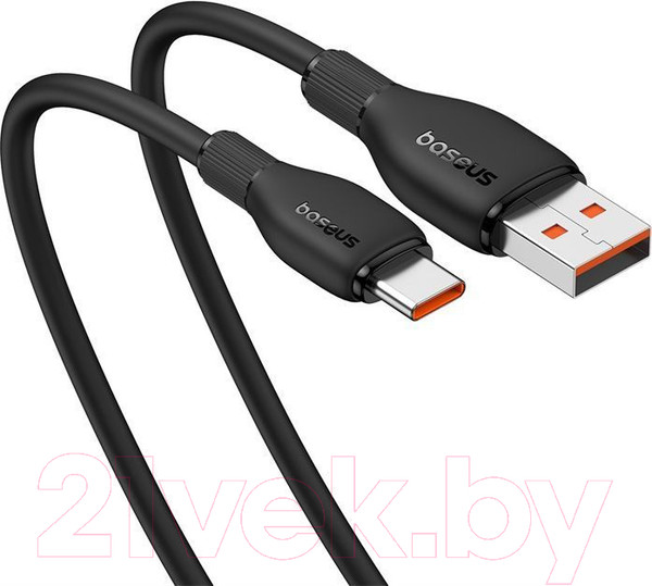 Изображение товара Кабель Baseus Pudding USB to Type-C 100W / P10355703111-01 (2м, черный)