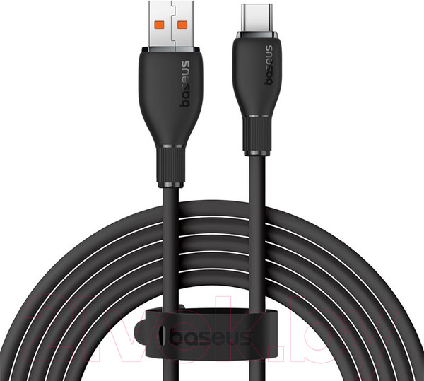 Изображение товара Кабель Baseus Pudding USB to Type-C 100W / P10355703111-01 (2м, черный)