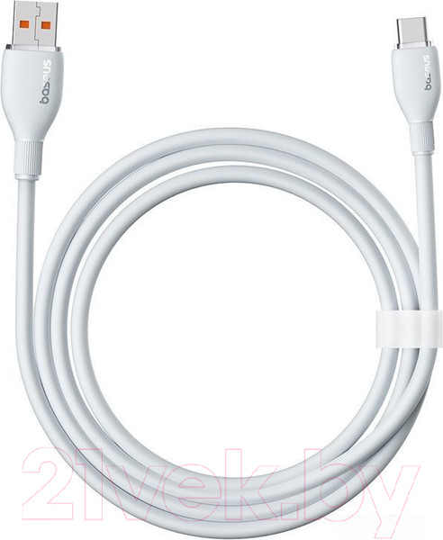 Изображение товара Кабель Baseus Pudding USB to Type-C 100W / P10355703221-01 (2м, белый)