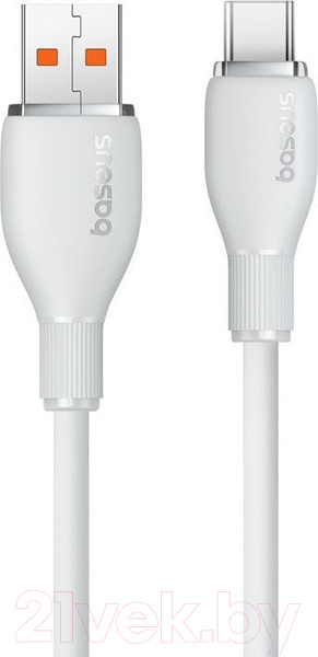 Изображение товара Кабель Baseus Pudding USB to Type-C 100W / P10355703221-01 (2м, белый)