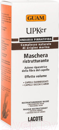 Изображение товара Маска для волос Guam UPKer Для восстановления сухих секущихся волос (150мл)