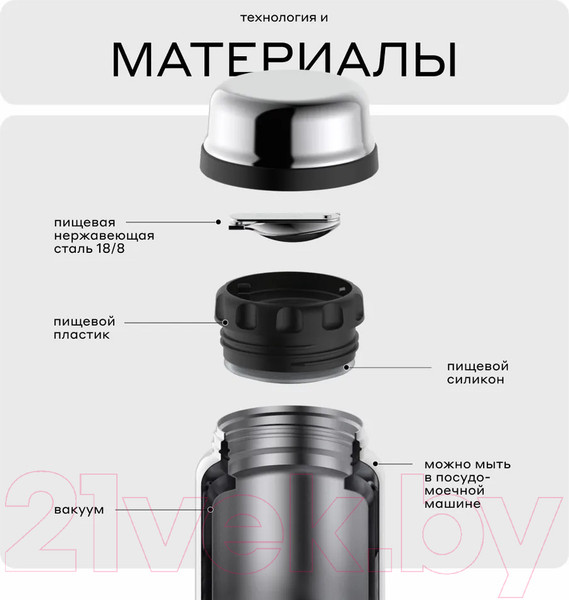 Изображение товара Термос для еды Bobber Jerrycan-700 Deep Teal (темно-бирюзовый)