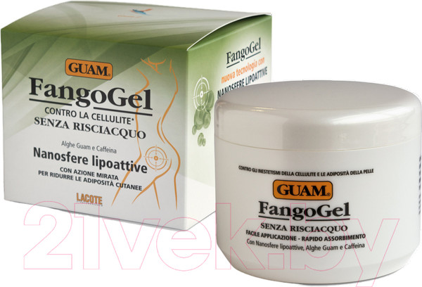 Изображение товара Гель антицеллюлитный Guam С липоактивными наносферами (400мл)