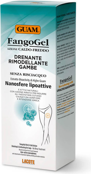 Изображение товара Гель антицеллюлитный Guam Дренажный контрастный с липоактивными наносферами (200мл)