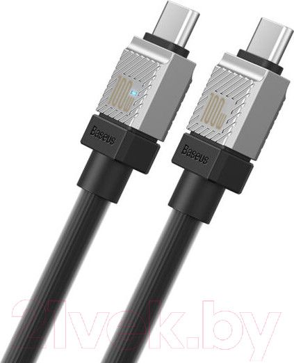 Изображение товара Кабель Baseus CoolPlay Type-C to Type-C 100W / CAKW000201 (1м, черный)