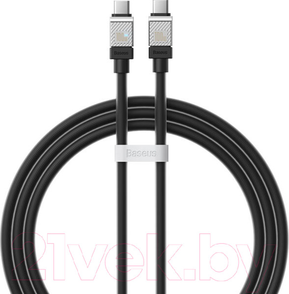 Изображение товара Кабель Baseus CoolPlay Type-C to Type-C 100W / CAKW000201 (1м, черный)