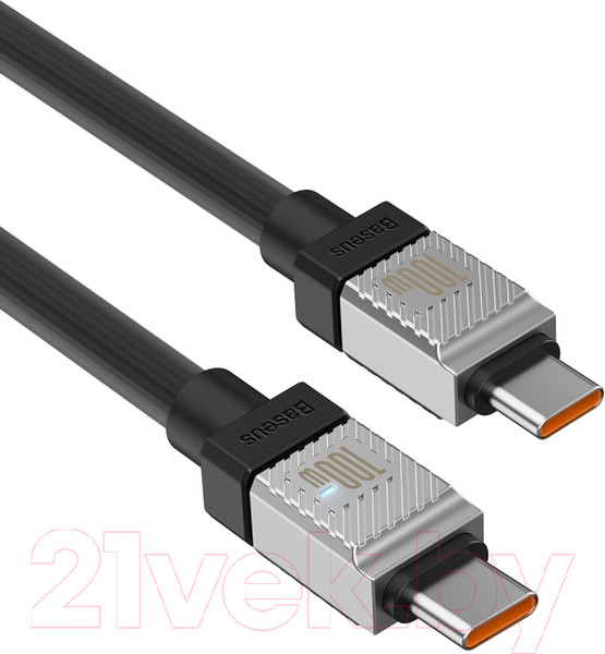 Изображение товара Кабель Baseus CoolPlay Type-C to Type-C 100W / CAKW000201 (1м, черный)