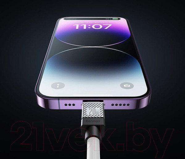 Изображение товара Кабель Baseus CoolPlay Type-C to iP 20W / CAKW000102 (2м, белый)