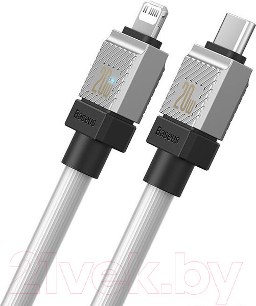 Изображение товара Кабель Baseus CoolPlay Type-C to iP 20W / CAKW000002 (1м, белый)