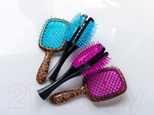 Изображение товара Расческа Janeke Tulip SP503 NF (черный/фуксия)