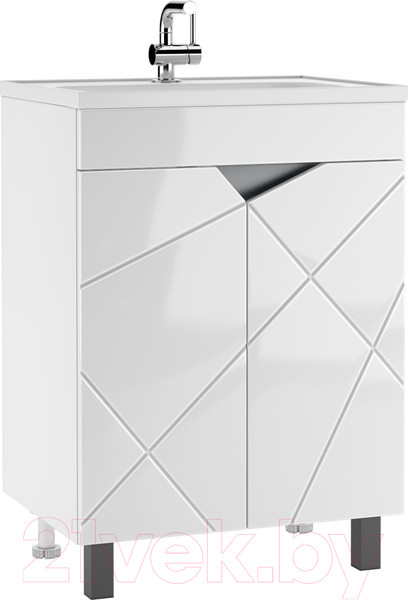 Изображение товара Тумба под умывальник Домино Absolute 60 Vector без ящика