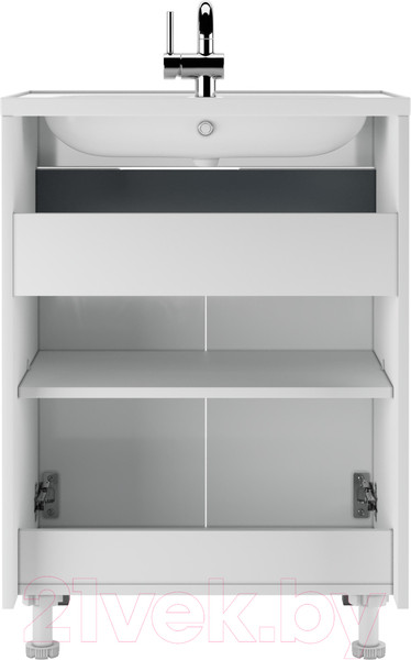 Изображение товара Тумба под умывальник Домино Absolute 60 Vector без ящика