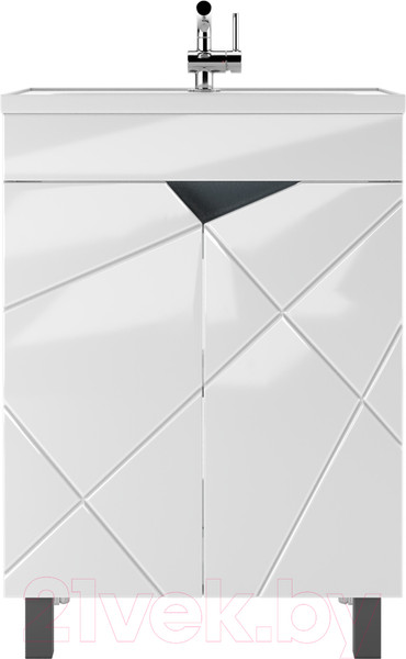 Изображение товара Тумба под умывальник Домино Absolute 60 Vector без ящика