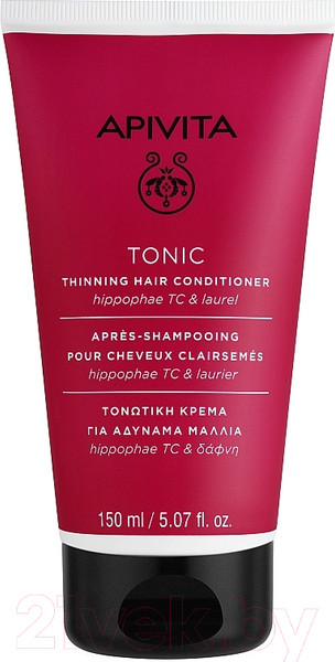 Изображение товара Кондиционер для волос Apivita Тонизирующий с облепихой и лавром (150мл)