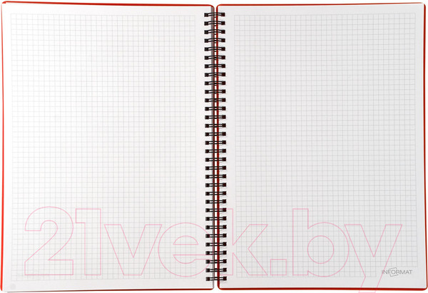 Изображение товара Тетрадь inФормат IFNGR-120-R (120л, красный)