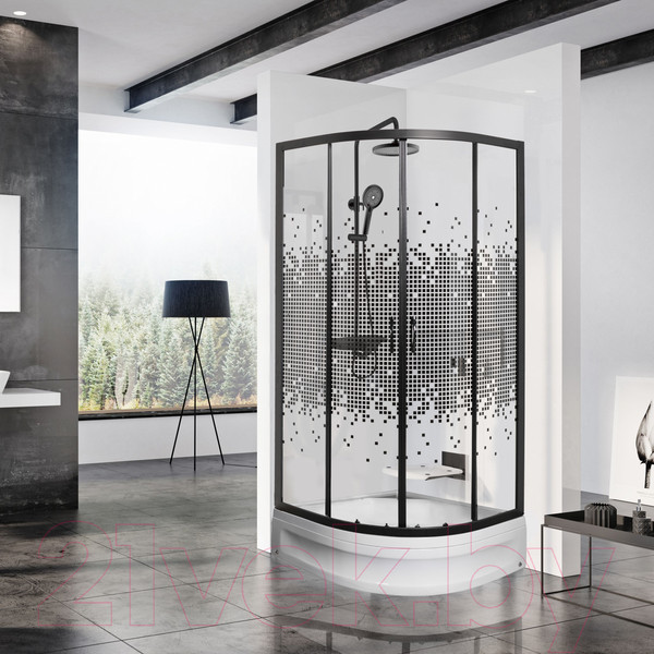 Изображение товара Душевой уголок Мономах ДУ 90/180 МЗ BL