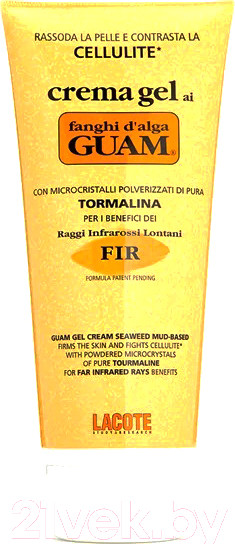 Изображение товара Крем антицеллюлитный Guam Подтягивающий с микрокристаллами Турмалина (200мл)