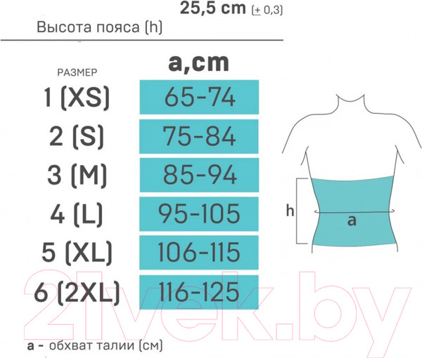 Изображение товара Бандаж абдоминальный Tonus Elast Air Послеоперационный / 9901 (р.4, черный)