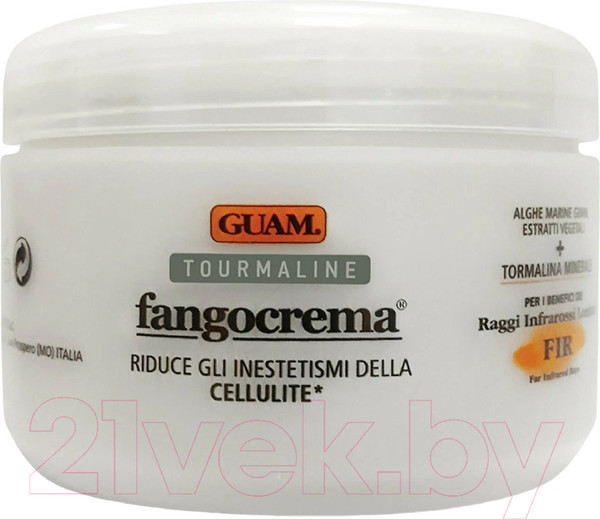 Изображение товара Крем антицеллюлитный Guam Разогревающий с микрокристаллами Турмалина (300мл)