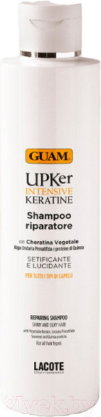 Изображение товара Шампунь для волос Guam Восстанавливающий с кератином (200мл)