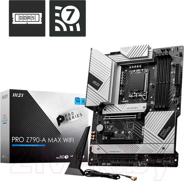 Изображение товара Материнская плата MSI Pro Z790-A Max WiFi