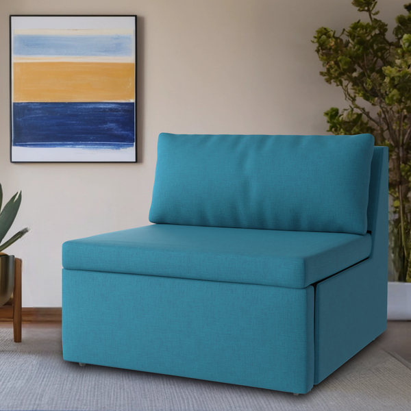 Изображение товара Кресло-кровать Mio Tesoro Такка Fotel 80 Z/F Twist 12 Petrol (Turquoise)