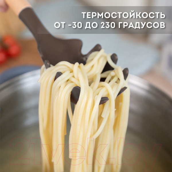 Изображение товара Набор кухонных приборов Daswerk 12в1 /  608195 (серый/коричневый)