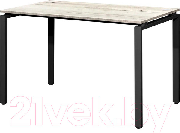 Изображение товара Письменный стол Millwood Лофт Сиэтл ДТ-5 120x70x75 (дуб белый Craft/черный)