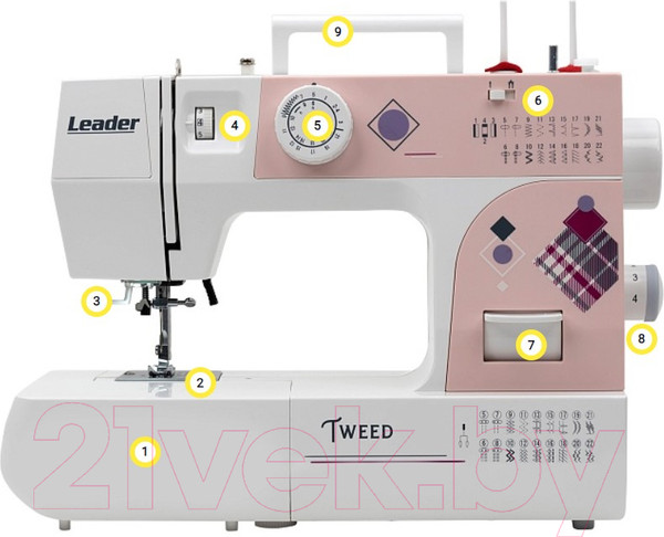 Изображение товара Швейная машина Leader Tweed