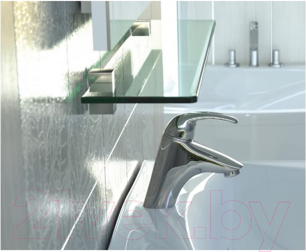 Изображение товара Полка для ванной Vigo Стеклянная 100