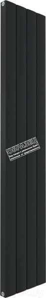 Изображение товара Радиатор алюминиевый FUSION Solid 1800-03 (черный анодированный C35)