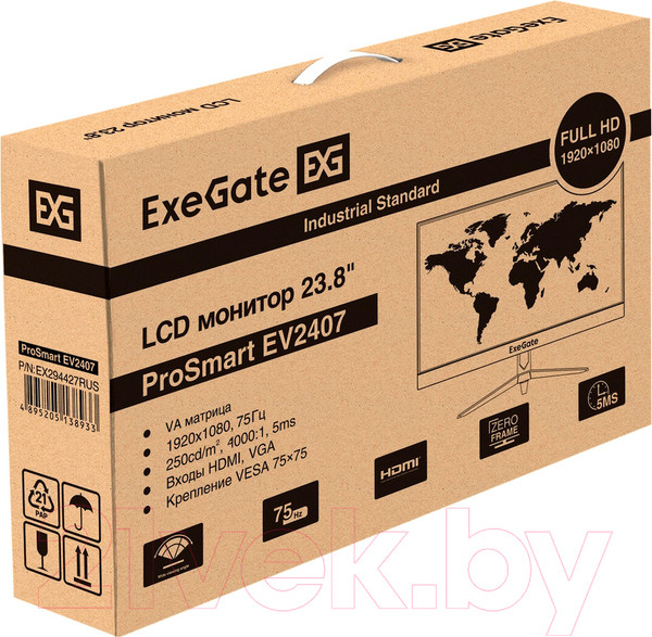 Изображение товара Монитор ExeGate ProSmart EV2407 (EX294427RUS)