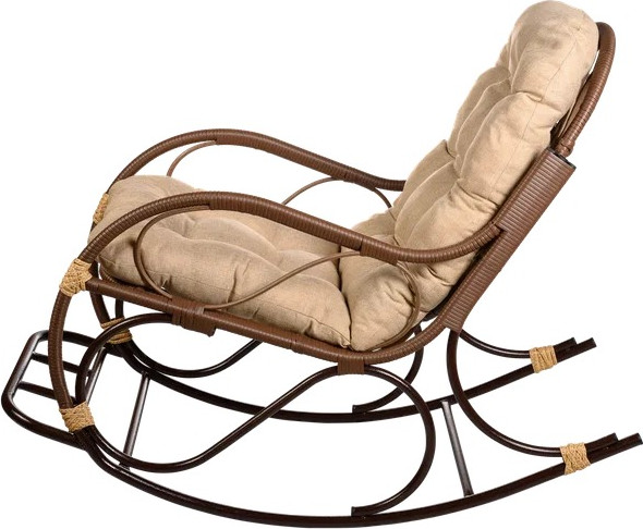 Изображение товара Кресло-качалка BiGarden С подножкой / БГ-КК-К (какао)