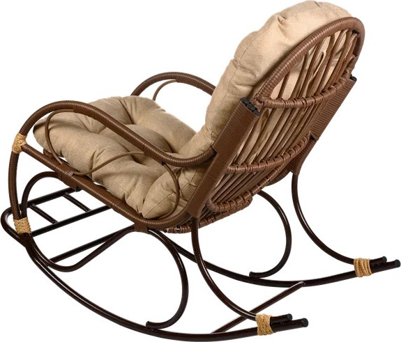 Изображение товара Кресло-качалка BiGarden С подножкой / БГ-КК-К (какао)