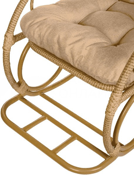 Изображение товара Кресло-качалка BiGarden С подножкой / БГ-КК-Б (бамбук)