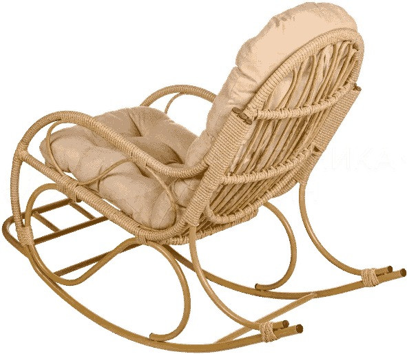Изображение товара Кресло-качалка BiGarden С подножкой / БГ-КК-Б (бамбук)