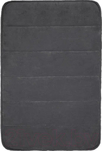 Изображение товара Набор ковриков для ванной и туалета Вилина Велюр / 7174 (черный)