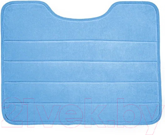 Изображение товара Набор ковриков для ванной и туалета Вилина Велюр / 7174 (голубой)