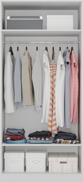 Изображение товара Шкаф Интермебель Марсель 580 2 зеркала / МР-06 (белый премиум)