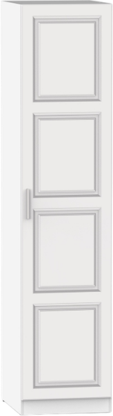 Изображение товара Шкаф-пенал Интермебель Марсель 580 / МР-02-B4 (белый софт)