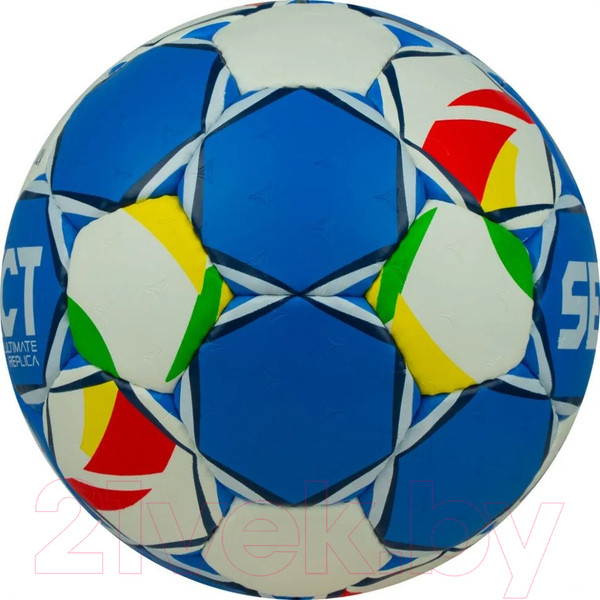 Изображение товара Гандбольный мяч Select Ultimate EHF Euro Men Replica v24 / 3571854487 (размер 3, синий/белый)