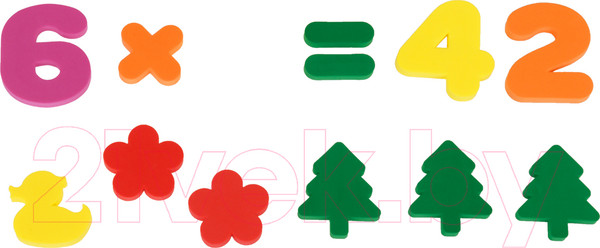 Изображение товара Набор стикеров для ванной Три совы Аква математика / НК003 (57эл)