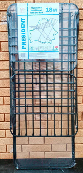 Изображение товара Сушилка для белья Comfort Alumin Group Напольная President 3061 (черный)