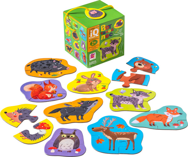 Изображение товара Развивающая игра Айрис-пресс Для самых маленьких 2+. Вот такой лес / 9785811284122