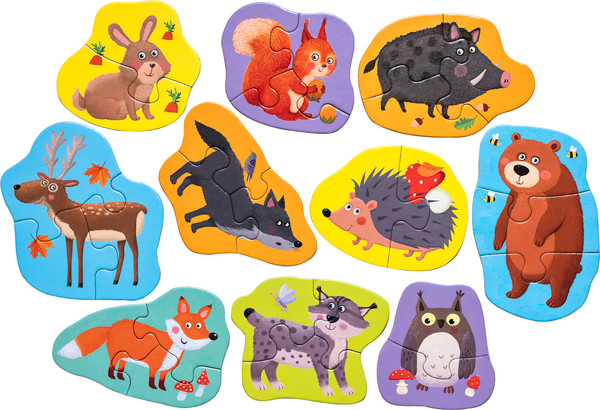 Изображение товара Развивающая игра Айрис-пресс Для самых маленьких 2+. Вот такой лес / 9785811284122