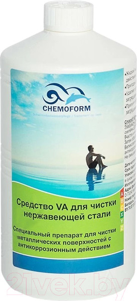 Изображение товара Средство для очистки изделий из нержавеющей стали Chemoform VА (1л)