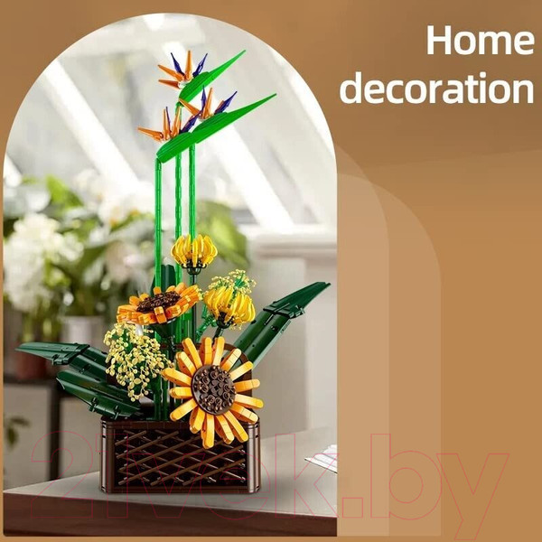 Изображение товара Конструктор Mould King Birds Of Paradise Flower Bouquet / 10024