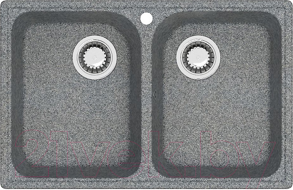 Изображение товара Мойка кухонная Berge BR-7322 (графитовый)