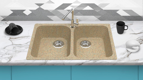Изображение товара Мойка кухонная Berge BR-7322 (песочный)